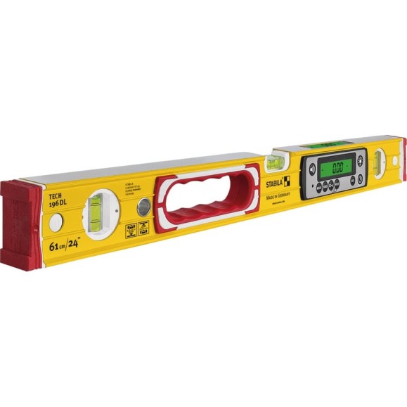 Уровень STABILA tech 196 dl, 61см (ip 67, 2верт.,1гориз., 2 жк диспл., точн. 0,5 мм/м) , шт 19829
