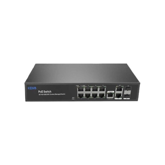 Коммутатор Keno управляемый, на 8 портов KN-SW802SFP/M2 Коммутатор Keno управляемый, на 8 портов KN-SW802SFP/M2
