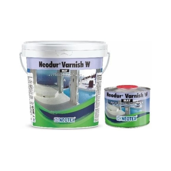Полиуретановый УФ стойкий прозрачный матовый лак NEOTEX Neodur Varnish W Mat A+В 3 кг 12552700 Полиуретановый УФ стойкий прозрачный матовый лак NEOTEX Neodur Varnish W Mat A+В 3 кг 12552700