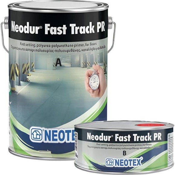 Двухкомпонентный гибридный грунт полимочевина - полиуретан NEOTEX NEODUR FAST TRACK PR A+В 4кг 12933200