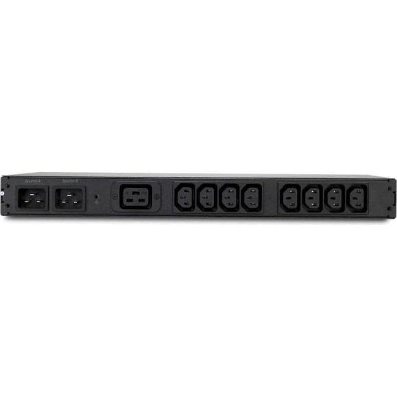 Блок распределения питания APC Rack ATS, 1U, 230V, 16A, C20 In, 8C13 1C19 Out AP4423 Блок распределения питания APC Rack ATS, 1U, 230V, 16A, C20 In, 8C13 1C19 Out AP4423