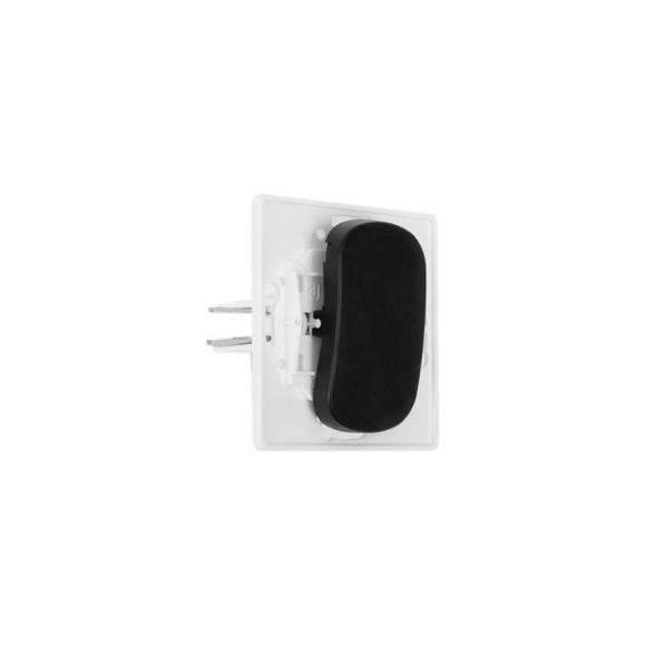 Механизм перекрестного выключателя с узкой кнопкой Aling-conel EON 10AX 250V чёрный soft touch /арт. / E608U.E1
