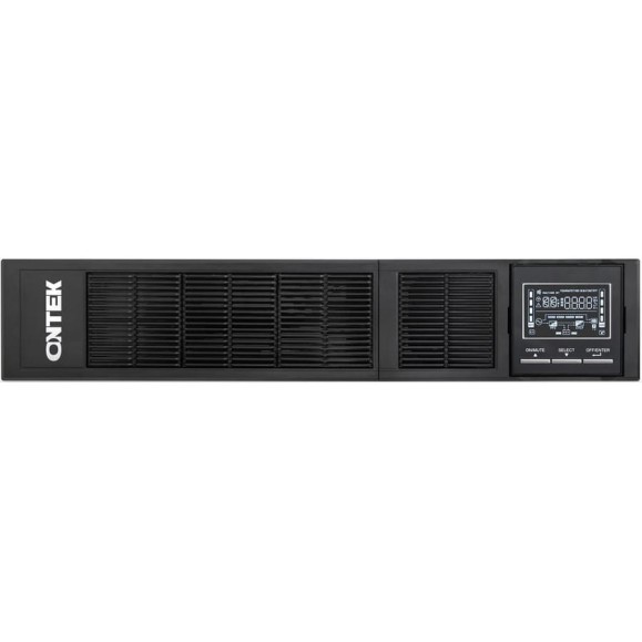 Источник бесперебойного питания ONTEK SM RT 1,5, 1,5 кВА/1,5 кВт (PF=1) 2U, с внутренними аккумуляторами 3x12В/9Ач SMRT1,5SB SMRT 1,5