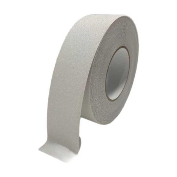 Противоскользящая лента Safetygrip anti slip tape, крупная зернистость 60 grit, 50 мм х 18.3 м, цвет: прозрачный PVC-AST-50X18-CLE