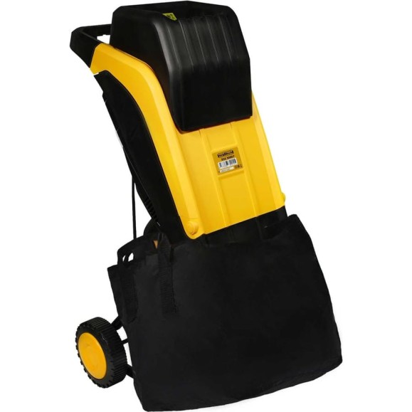 Садовый электрический измельчитель для веток / шредер PARTNER FOR GARDEN egs 3000 P, 3000 Вт, 45 мм, 4500 об мин, мешок 50 литров ( ШК ) 5572