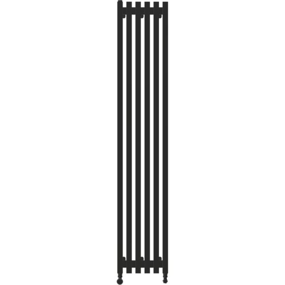 Трубчатый радиатор GUARDO с 6P-1500-04 BK-VER R9005(M)
