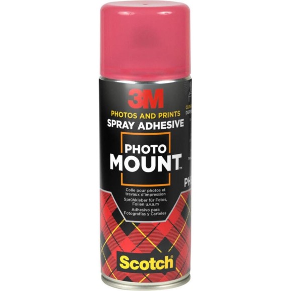 Клей-спрей 3М Scotch 400 мл PhotoMount Клей-спрей 3М Scotch 400 мл PhotoMount