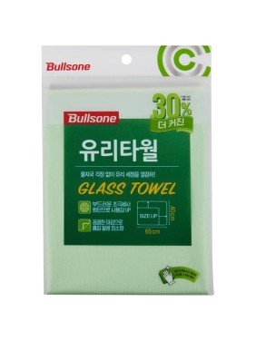 Микрофибра Bullsone для очистки стекол и зеркал 40x65см WSH-126-00016