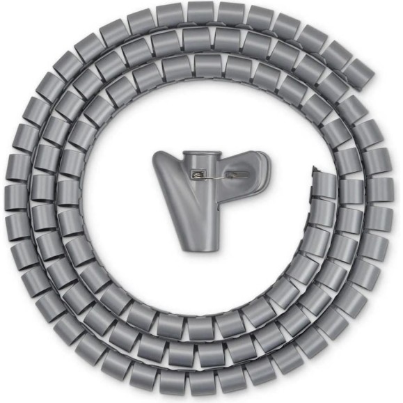 Кабельный органайзер BURO BHP CG155S Spiral Hose 15x1500mm, Silver 1175276 Кабельный органайзер BURO BHP CG155S Spiral Hose 15x1500mm, Silver 1175276