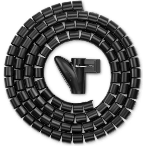 Кабельный органайзер BURO BHP CG202B Spiral Hose 20x2000mm Black 1175274