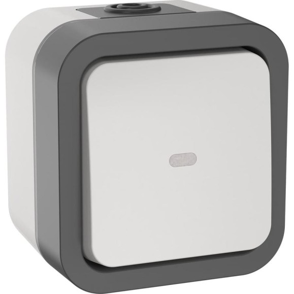 Переключатель одноклавишный IEK Tors с индикацией 10а ip55 ts202 белый TS-V10-1-10-55-K41