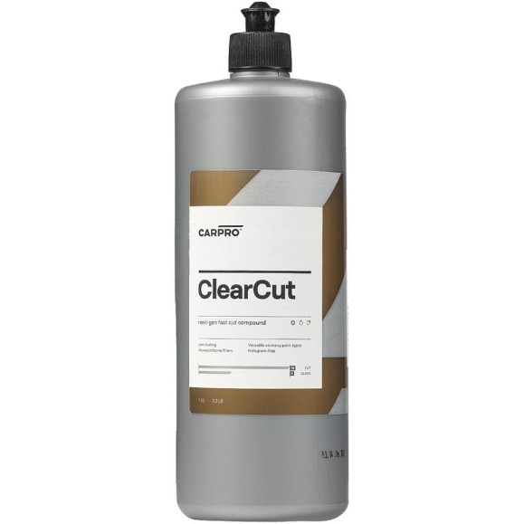 Полироль для кузова CARPRO Clearcut абразивная полировальная паста 1l CP-CC1L