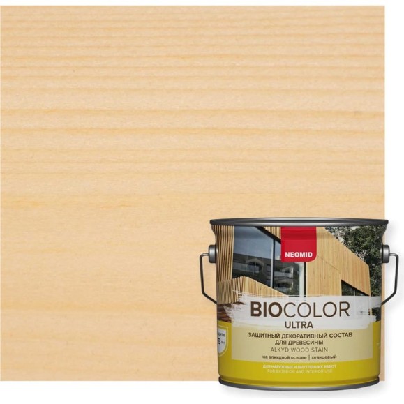 Пропитка NEOMID BIO COLOR ULTRA бесцветный 2,7 л Н -ULTRA-2,7/бесц Пропитка NEOMID BIO COLOR ULTRA бесцветный 2,7 л Н -ULTRA-2,7/бесц