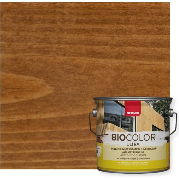 Пропитка NEOMID BIO COLOR ULTRA орех 2,7 л Н -ULTRA-2,7/орех Пропитка NEOMID BIO COLOR ULTRA орех 2,7 л Н -ULTRA-2,7/орех