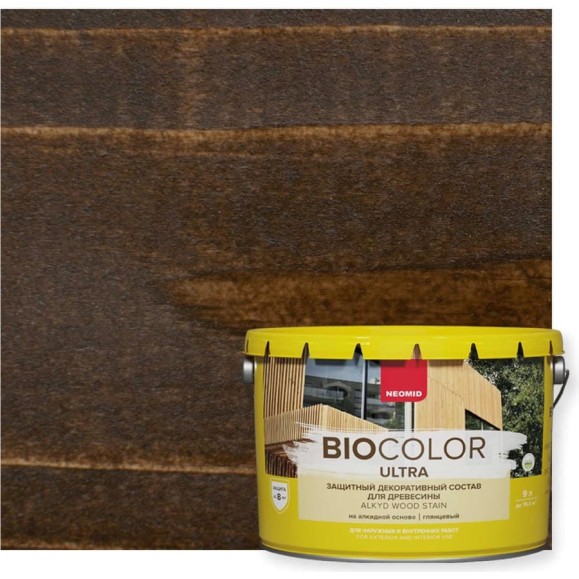 Пропитка NEOMID BIO COLOR ULTRA палисандр 9 л Н -ULTRA-9/палис Пропитка NEOMID BIO COLOR ULTRA палисандр 9 л Н -ULTRA-9/палис