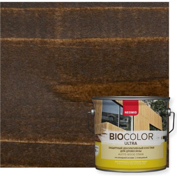 Пропитка NEOMID BIO COLOR ULTRA палисандр 2,7 л Н -ULTRA-2,7/палис Пропитка NEOMID BIO COLOR ULTRA палисандр 2,7 л Н -ULTRA-2,7/палис