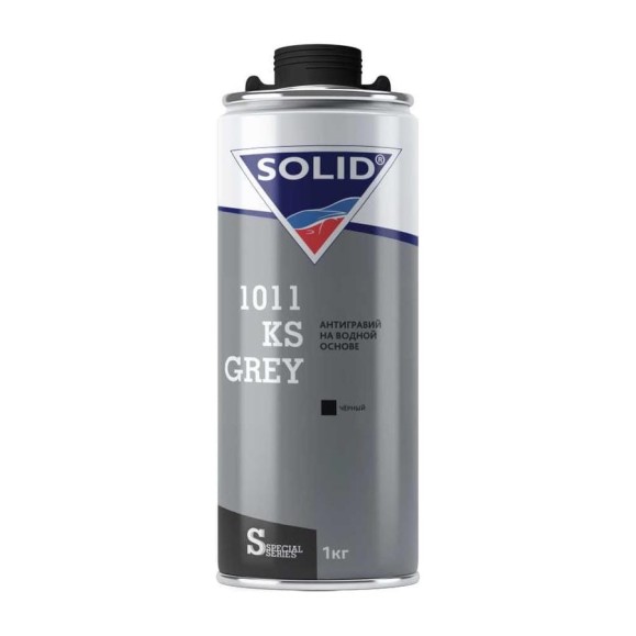 Антигравийное покрытие на водной основе Solid 1011 KS 1 л, цвет: черный 3111.1011