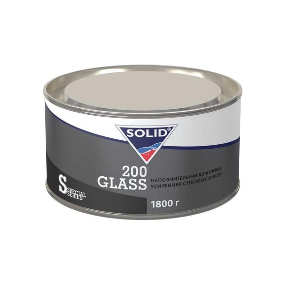 Наполнительная шпатлевка, усиленная стекловолокном Solid 200 GLASS 1800 гр 245.01800