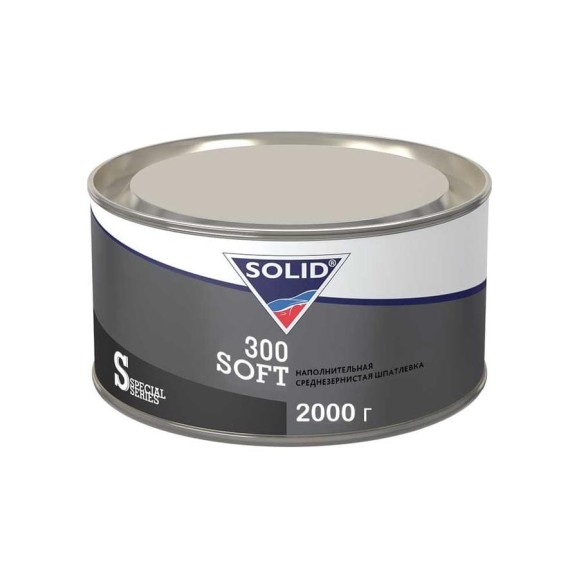 Наполнительная среднезернистая шпатлевка Solid 300 SOFT 2000 гр 242.11200 Наполнительная среднезернистая шпатлевка Solid 300 SOFT 2000 гр 242.11200