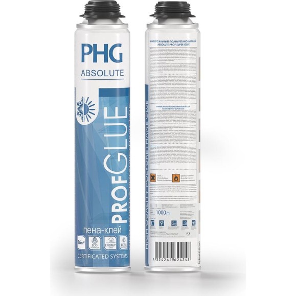 Клей пена PHG Absolute PROF Glue 1000 ml 242416 Клей пена PHG Absolute PROF Glue 1000 ml 242416