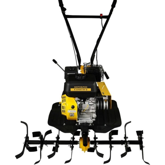 Мотоблок / мотокультиватор бензиновый  EXPERTPARTNER FOR GARDEN EXPERT-70 P ( 7 л.с., 120 см , 2 вперед / 1 назад, чугунный редуктор КОЛЕСА В КОМПЛЕКТ НЕ ВХОДЯТ ) ( ШК ) 5507