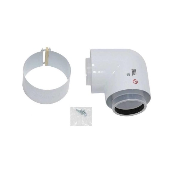Отвод для труб Vaillant 80/125 мм 87 РР  303210 RAN30G10E230RS
