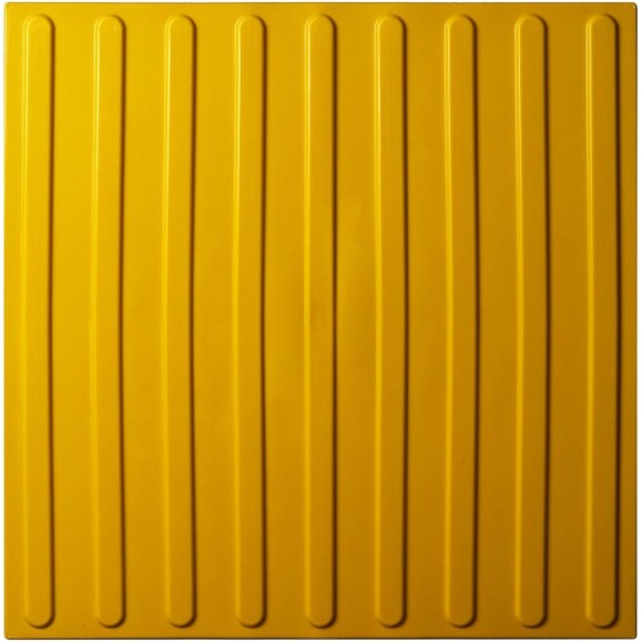 Тактильная плитка PALITRA TECHNOLOGY направление движения, полоса 10шт 50245-1-PVC-500x500x4-Y-10 Тактильная плитка PALITRA TECHNOLOGY направление движения, полоса 10шт 50245-1-PVC-500x500x4-Y-10