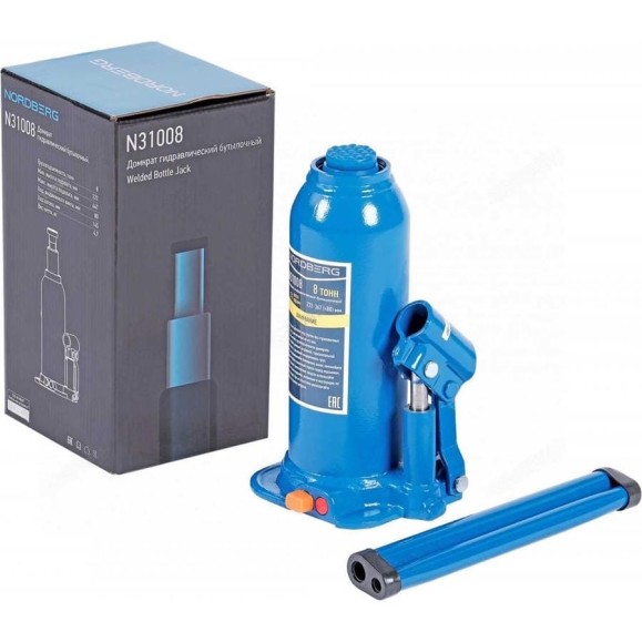 Бутылочный домкрат NORDBERG 8 т N31008 Бутылочный домкрат NORDBERG 8 т N31008