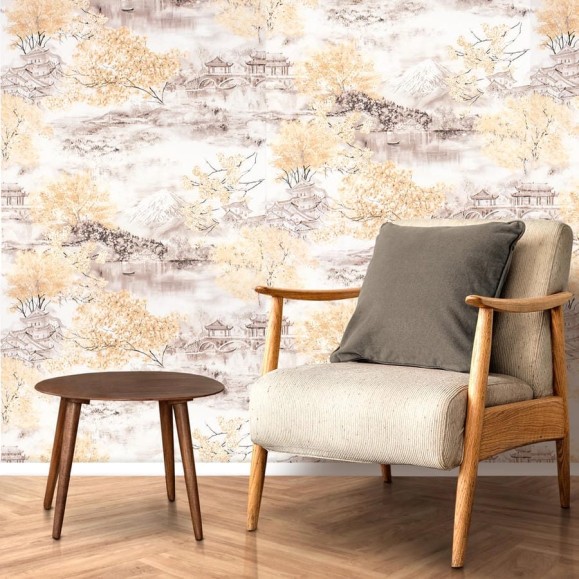 Бумажные двухслойные обои Style Decor Япония 0,53x10 м 856-02 С6(Э4)' Бумажные двухслойные обои Style Decor Япония 0,53x10 м 856-02 С6(Э4)'