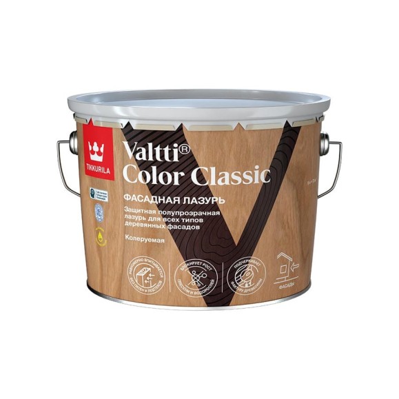 Лазурь Tikkurila VALTTI COLOR CLASSIC EC 9л 700014016