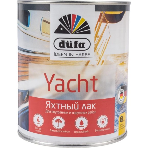 Яхтный лак Dufa Retail YACHT глянцевый 750 мл Н0000002556