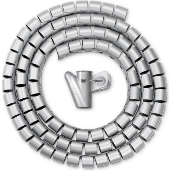 Кабельный органайзер BURO BHP CG252S Spiral Hose 25x2000mm Silver 1175269