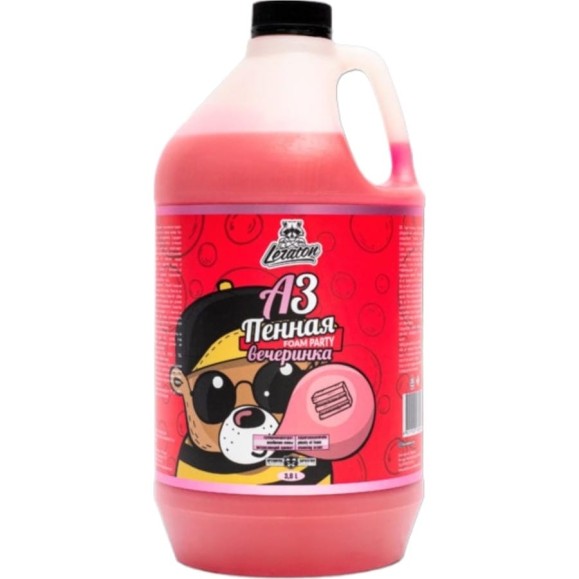Шампунь для ручной мойки LERATON A3 Пенная вечеринка, 3,8 л PS-010.205 Шампунь для ручной мойки LERATON A3 Пенная вечеринка, 3,8 л PS-010.205