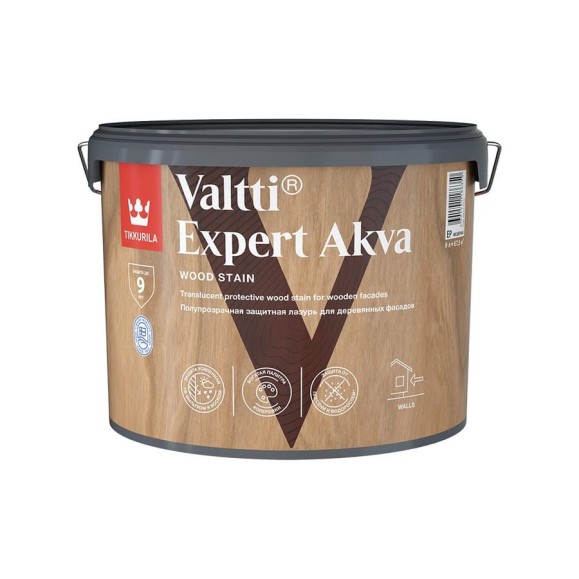 Антисептик Tikkurila VALTTI EXPERT AKVA орегон 9л 700009627 Антисептик Tikkurila VALTTI EXPERT AKVA орегон 9л 700009627