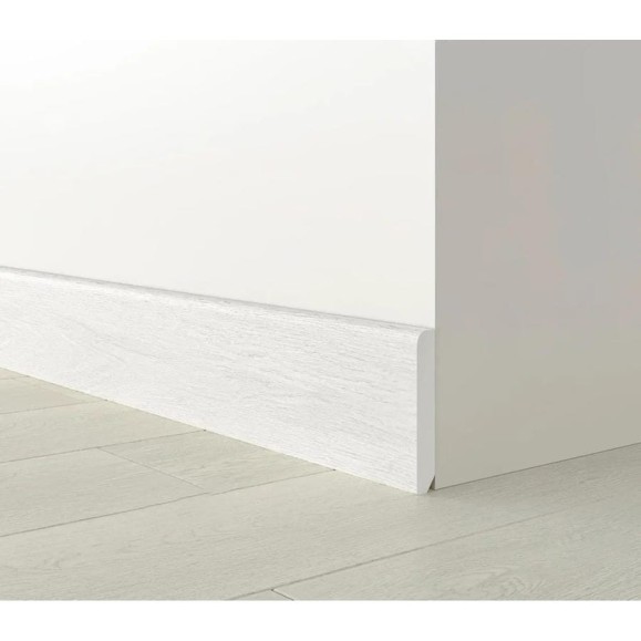 Плинтус Alpine Floor Parquet Light Белый 2200x80x12,5 SK 13-0