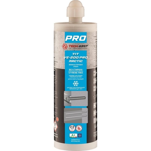 Химический анкер Tech-Krep PRO TIT VE-200 PRO ARCTIC 400 мл 155865