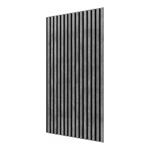 Акустические стеновые панели Cosca Decor 1200x600x19 мм, черный войлок, рейки МД 00-00075630 Акустические стеновые панели Cosca Decor 1200x600x19 мм, черный войлок, рейки МД 00-00075630