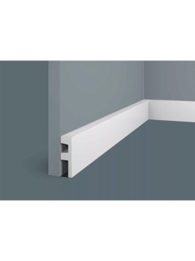 Плинтус Cosca Decor 60x19x2000 мм, экополимер PX051 Карниз и молдинг 00-00072058