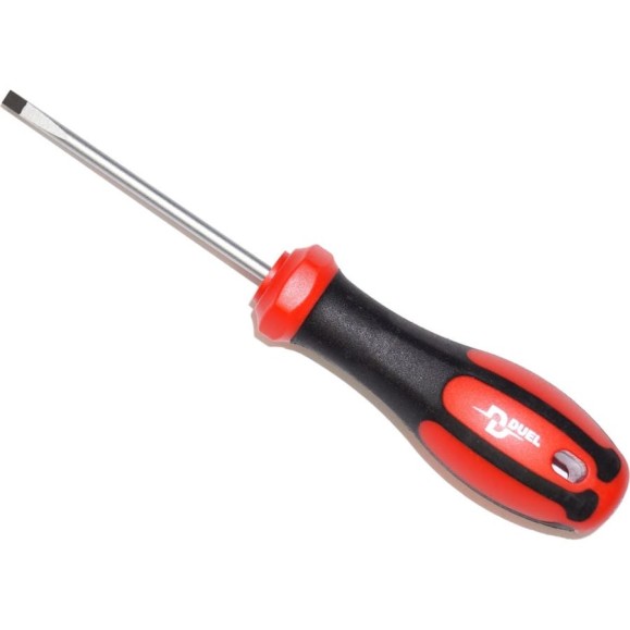 Отвёртка DUEL Slimline серии DuoTech прямой шлиц Sl3 3x75мм, длина 165мм, DL10-030-075 Отвёртка DUEL Slimline серии DuoTech прямой шлиц Sl3 3x75мм, длина 165мм, DL10-030-075