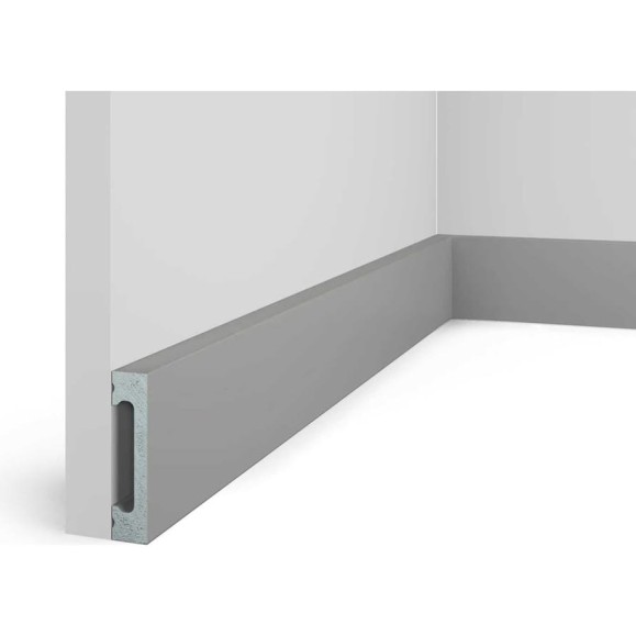 Плинтус Cosca Decor 65x15x2000 мм, SoftTouch, пыльно-серый PX050-039 00-00073005