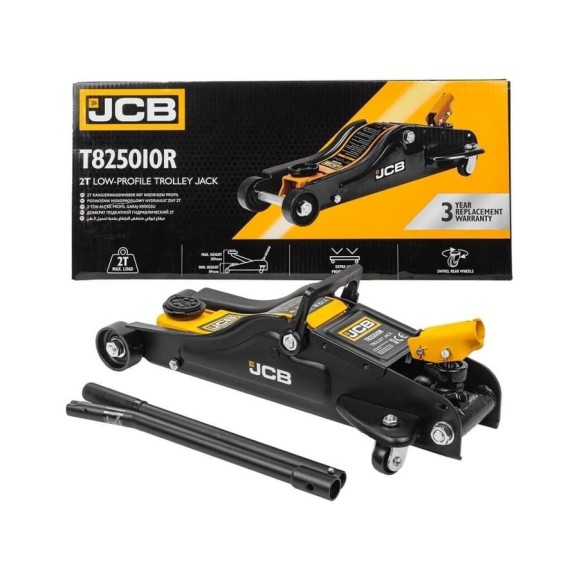 Домкрат подкатной JCB гидравлический 2т JCB-T825010R(58026)