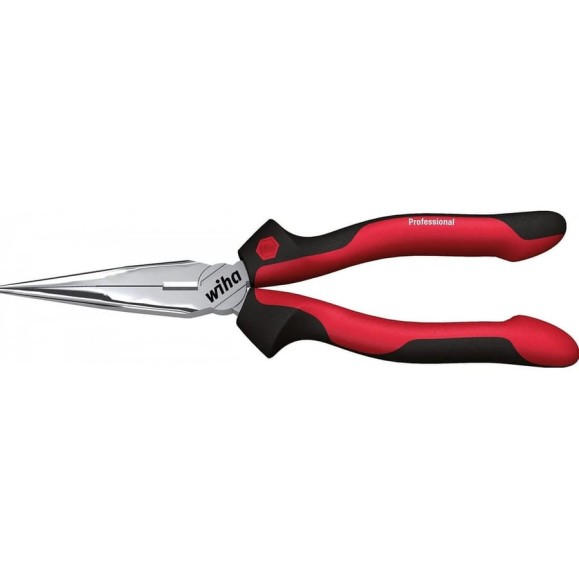 Плоскокруглогубцы Wiha 26722 Professional с режущей кромкой, прямая форма 200 мм wih26722