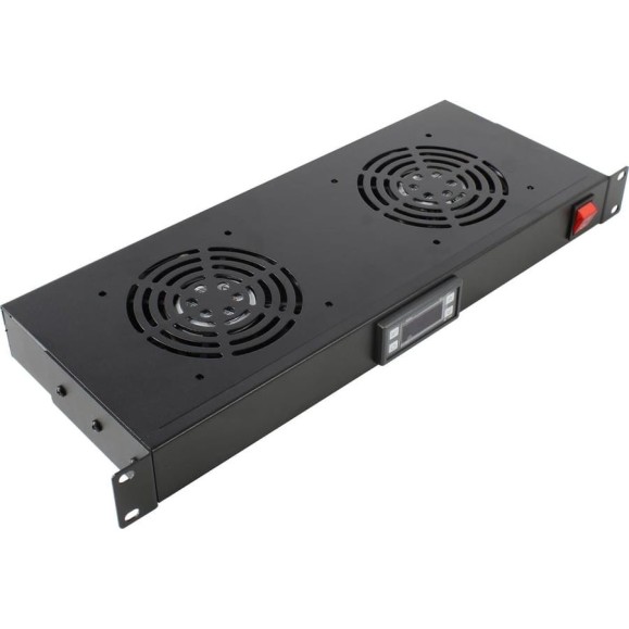 Модуль охлаждения 5Bites 2хFANS LCD, ТЕРМОСТАТ, 1U, 19