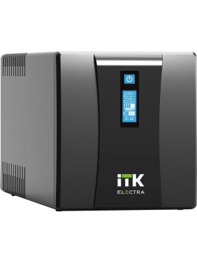 Источник бесперебойного питания ITK ELECTRA ET 2кВА/1,2кВт с АКБ 2x9AH USB EET-2000VA-1-002 Источник бесперебойного питания ITK ELECTRA ET 2кВА/1,2кВт с АКБ 2x9AH USB EET-2000VA-1-002