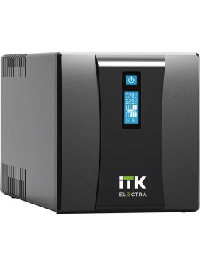 Источник бесперебойного питания ITK ELECTRA ET 1,5кВА/900Вт с АКБ 2x9AH USB EET-1500VA-1-002