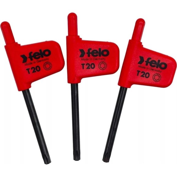 Флажковый ключ Felo TX20x43, упаковка 3 шт. 34812050
