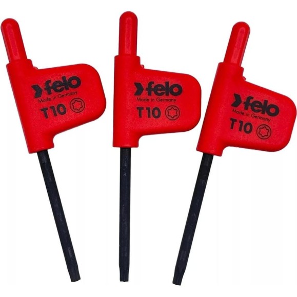 Флажковый ключ Felo TX10x37, упаковка 3 шт. 34811050 Флажковый ключ Felo TX10x37, упаковка 3 шт. 34811050