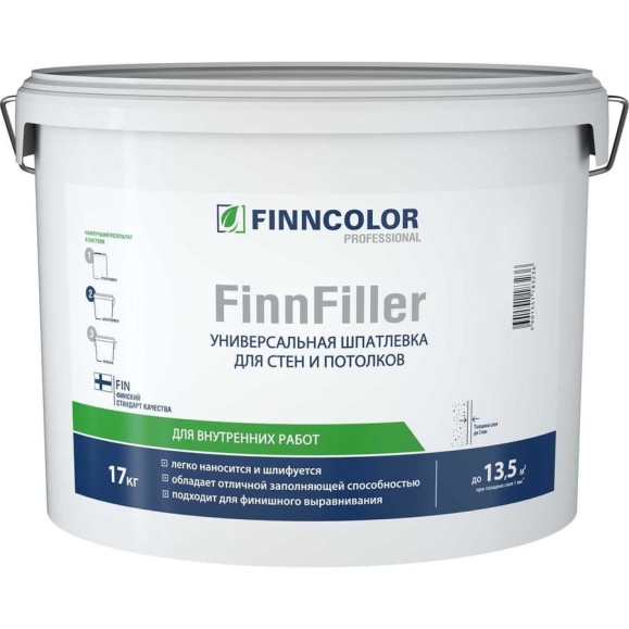 Финишная шпатлевка Tikkurila FinnFiller 10 л 700008048