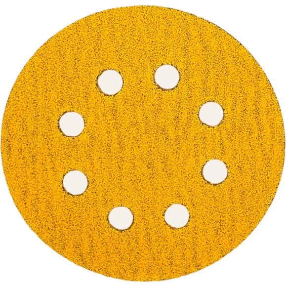 Шлифовальные круги на липучке 125 мм, P60, 30 шт, 8 отверстий Vitatools G-125-P60-30-8