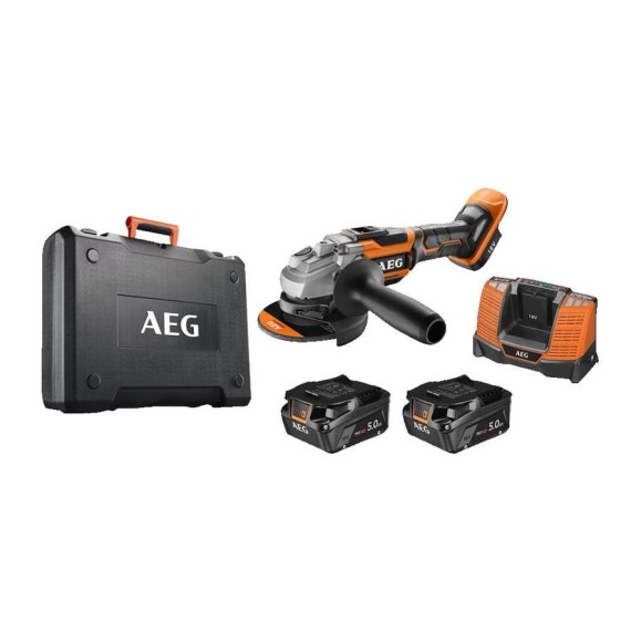 Бесщеточная угловая шлифмашина AEG BEWS18-125BLLI-502C 4935464417 Бесщеточная угловая шлифмашина AEG BEWS18-125BLLI-502C 4935464417